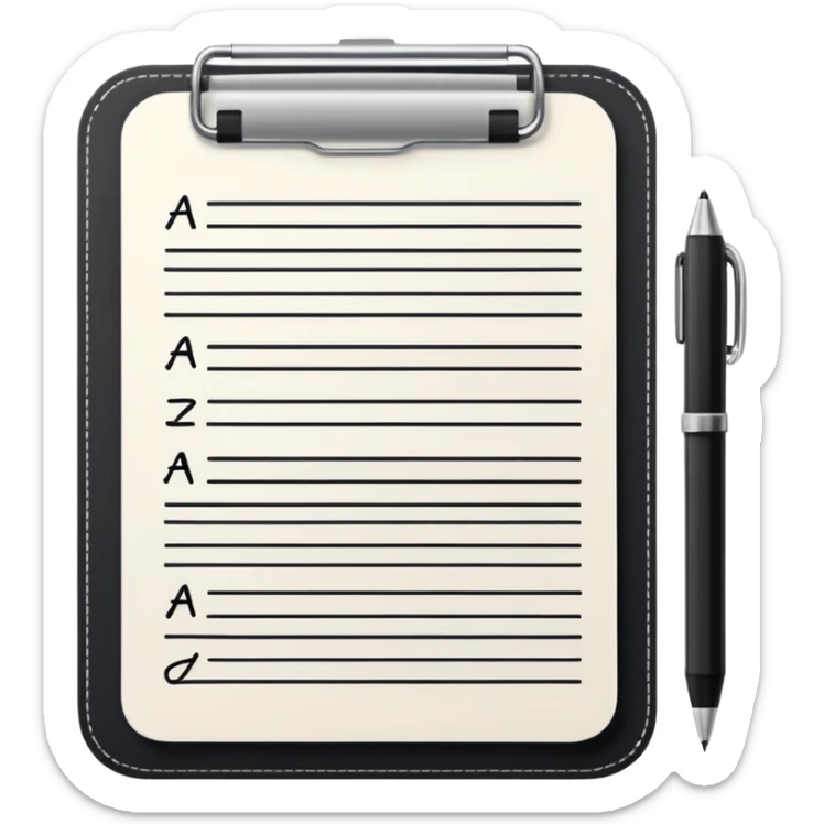 Agenda texto sticker