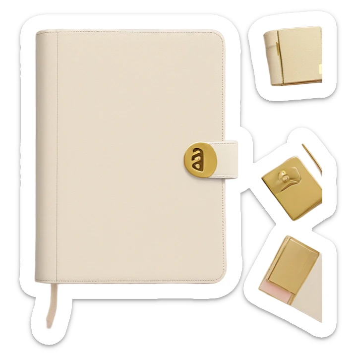 Beige planner sticker
