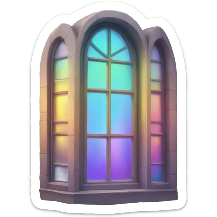 iridescent window sticker