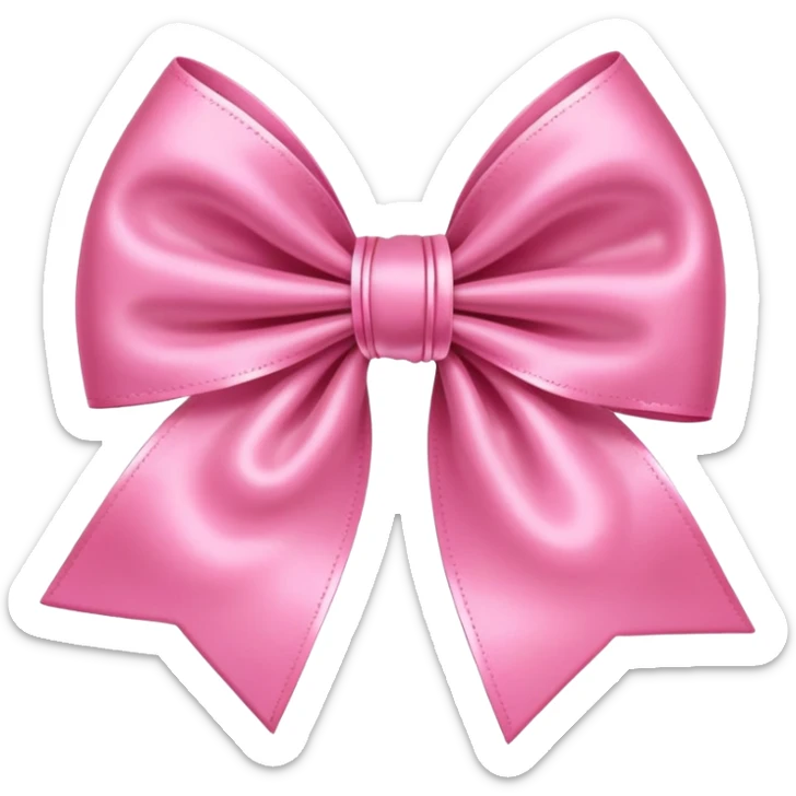 Pink Cute bow sticker