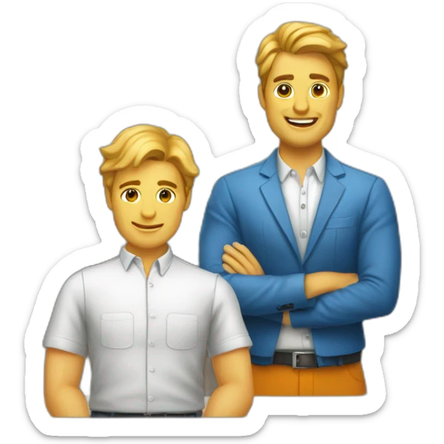 un diseñador que fabrica muebles para  el hogar, restaurante  y oficina sticker