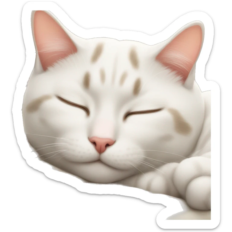 cat sleeping  sticker