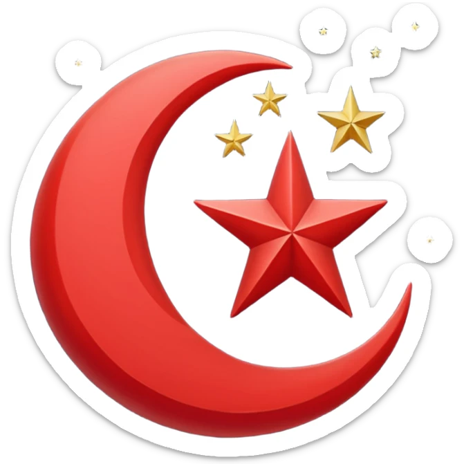 Doğu Türkistan Bayrağı sticker