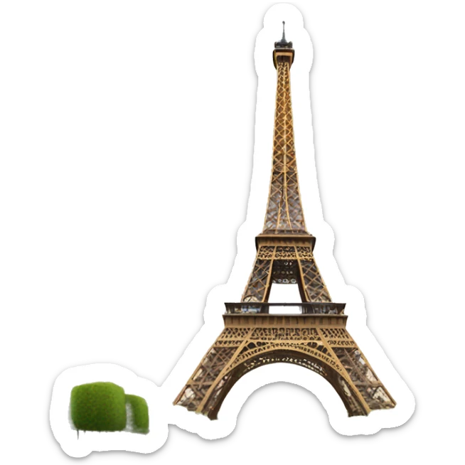 Eiffel tower sticker