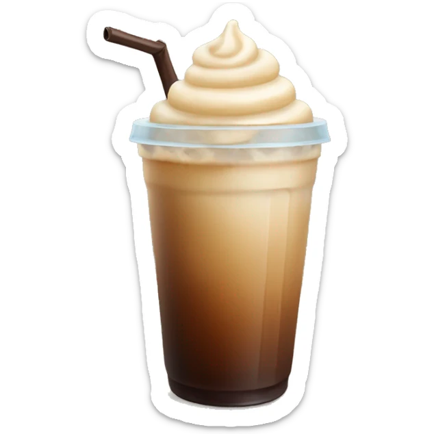 Iced coffee sticker