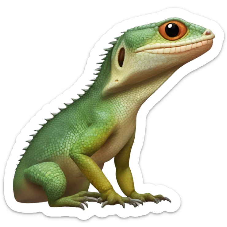 Diploglossus pleii, the Puerto Rican galliwasp- species of lizard of the Diploglossidae to Puerto Rico sticker