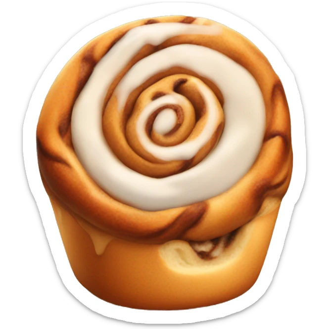 Cinnamon roll sticker