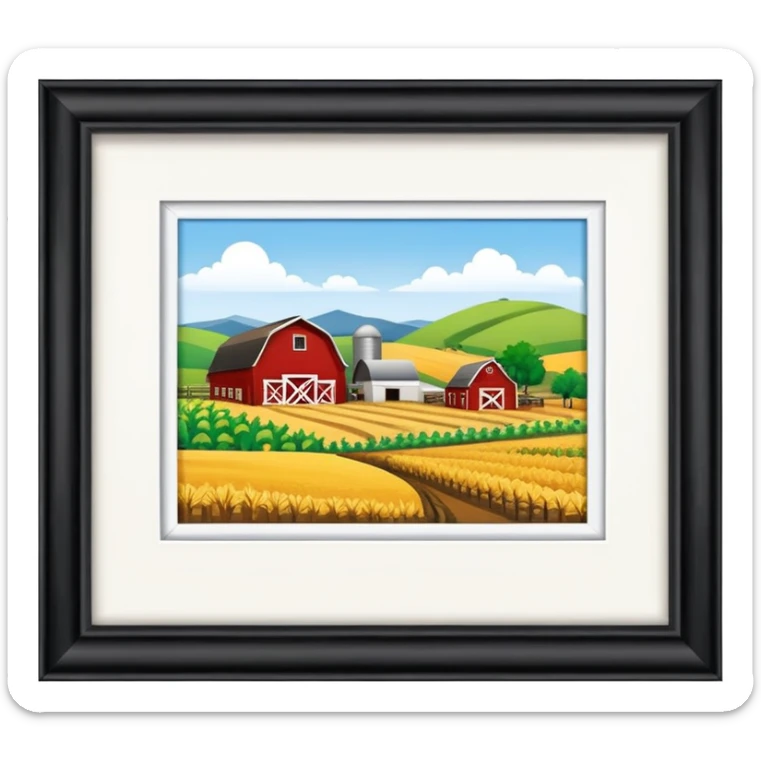 farm in id card sticker