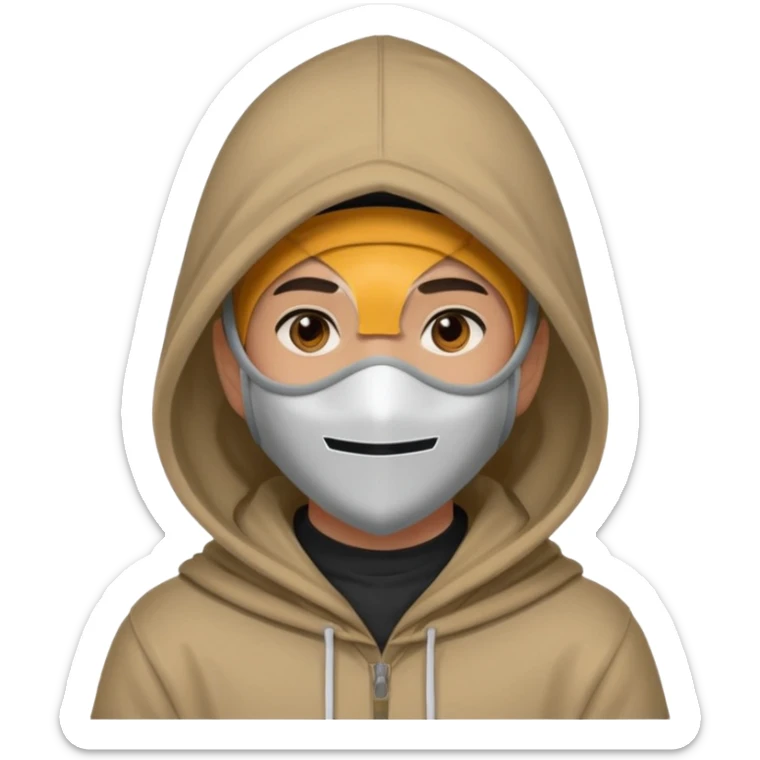 emotka na twitch postac w kapturze i w masce rusza tylkiem ma to byc ruchoma emotka gift sticker