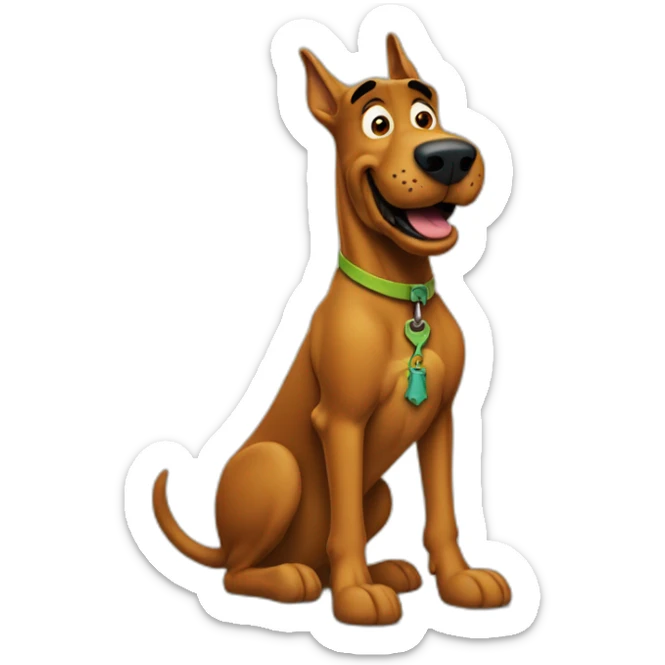 Scooby doo sticker