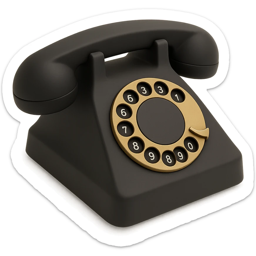 telephone sticker
