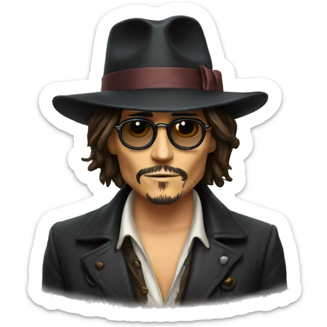 johnny depp sticker