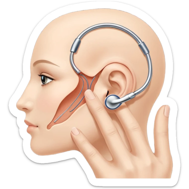 Fais-moi demain coller les unes à côté des autres. La première main gauche le pouce, l’index, majeur sont levé alors que l’annulaire et auriculaire sont repliés. Reproduit la même chose pour la main droite. sticker