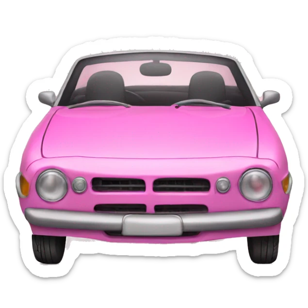 pink car sticker