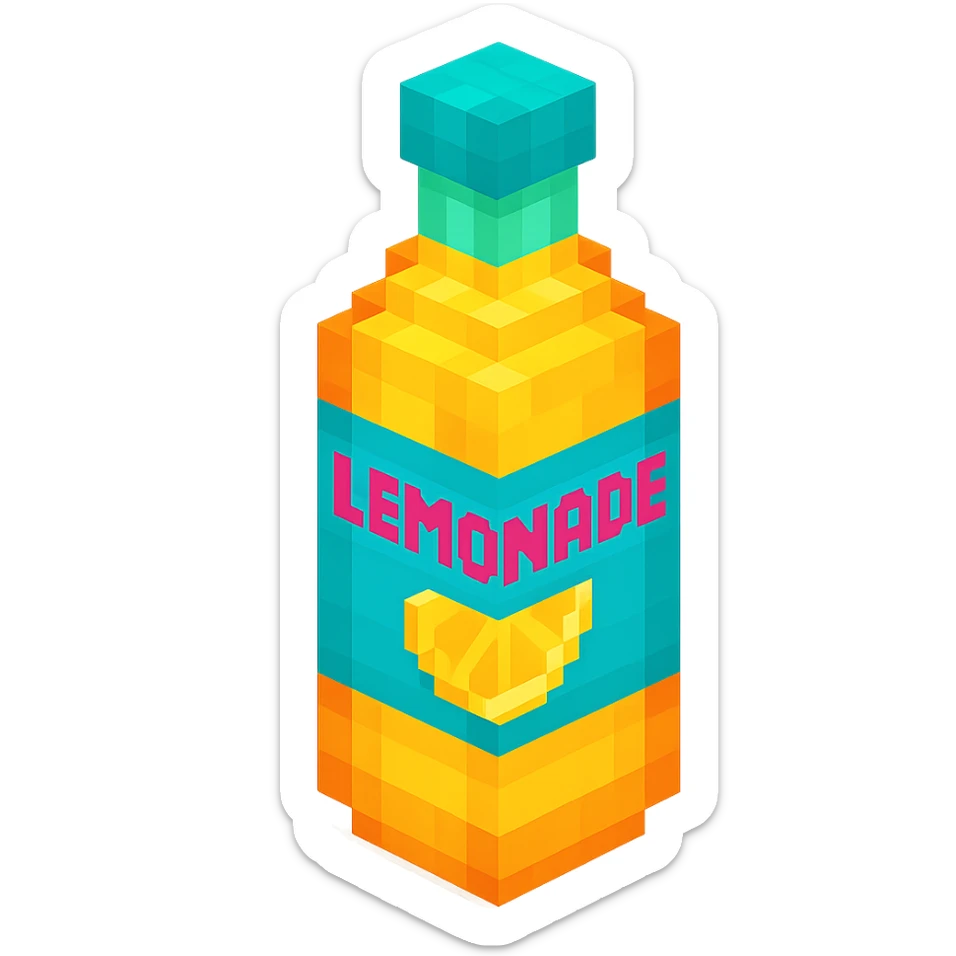 Borjomi lemonade sticker