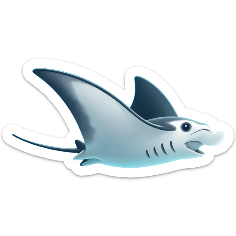 Ray (manta) sticker
