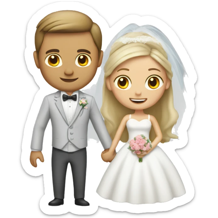 Wedding sticker