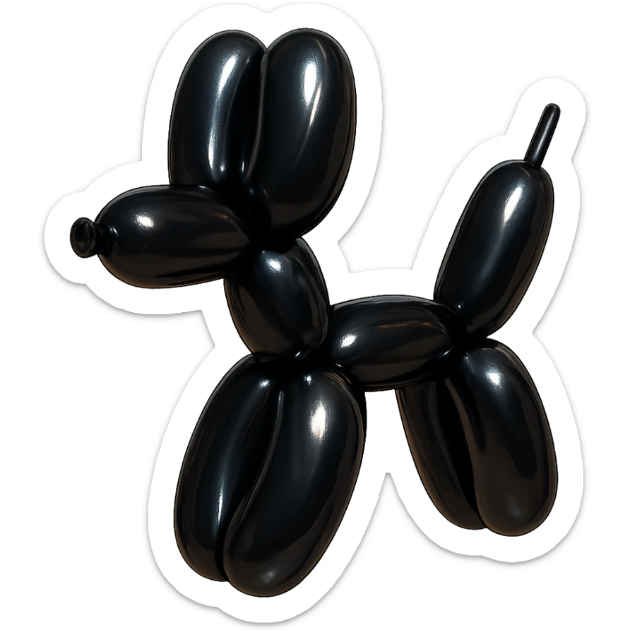 Game black silhouette sticker