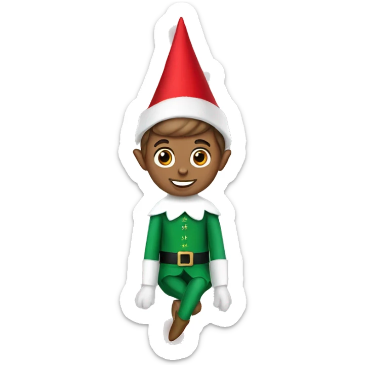 elf on the shelf sticker