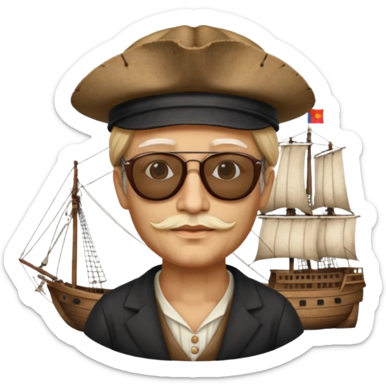 Batavia the Dutch East India Company shiphollywood star sticker