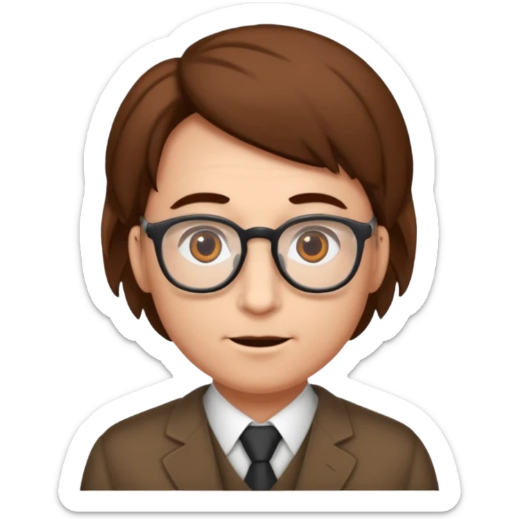 écureuil savant, air très intelligent, toque de professeur, lunettes sticker