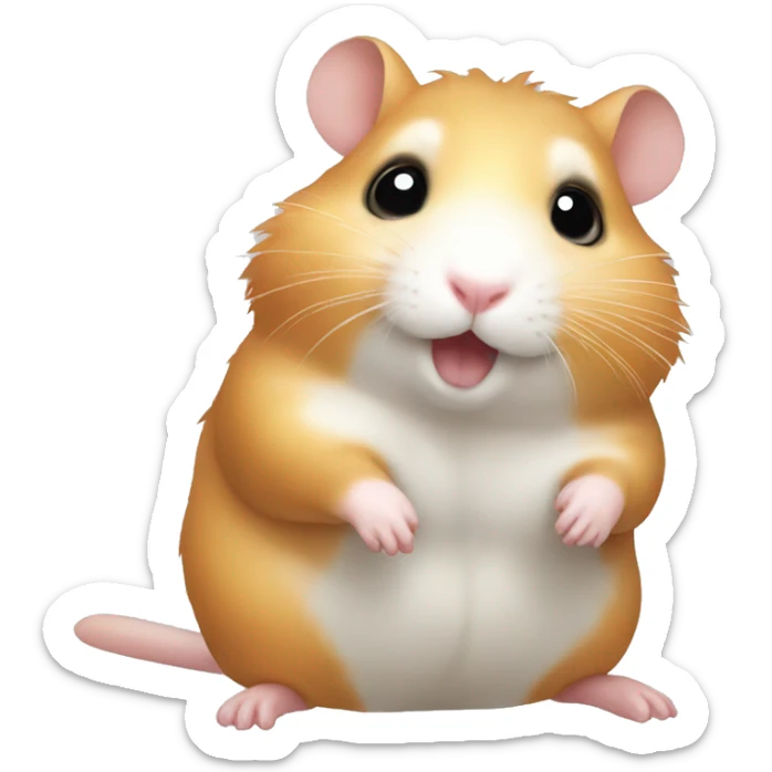 A hamster sticker