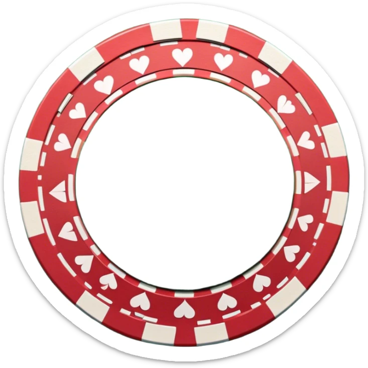 A photorealistic icon with playing cards and poker chips on a round green felt table. Detailed design with realistic lighting and textures, focusing on the classic atmosphere of card games. Transparent background, symbolizing card games and strategy. sticker