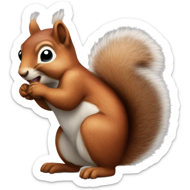 squirrel sticker