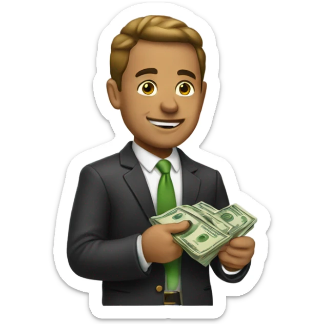 Cash sticker