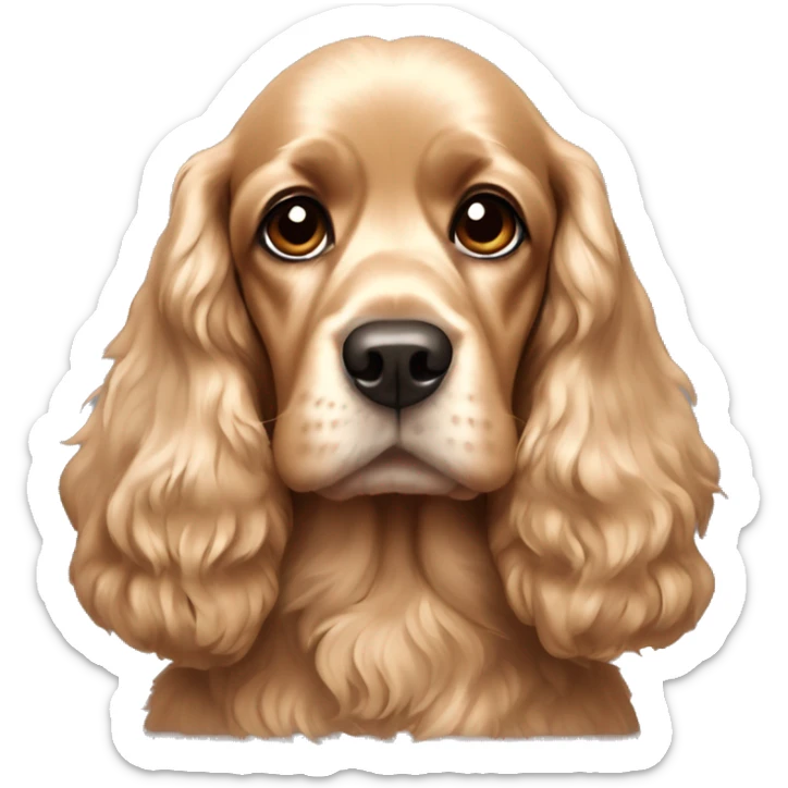 Cocker spaniel sticker