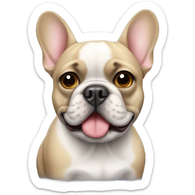 French bulldog sticker
