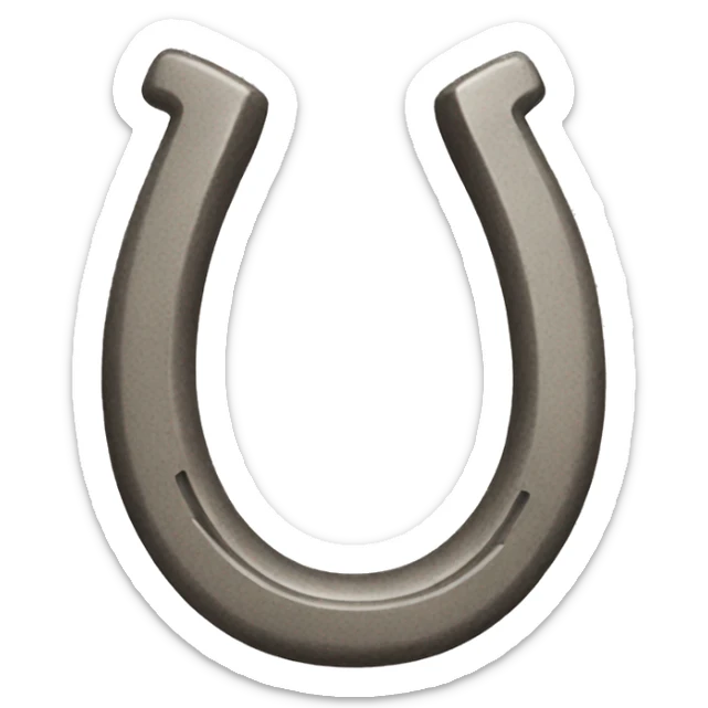 horseshoe sticker