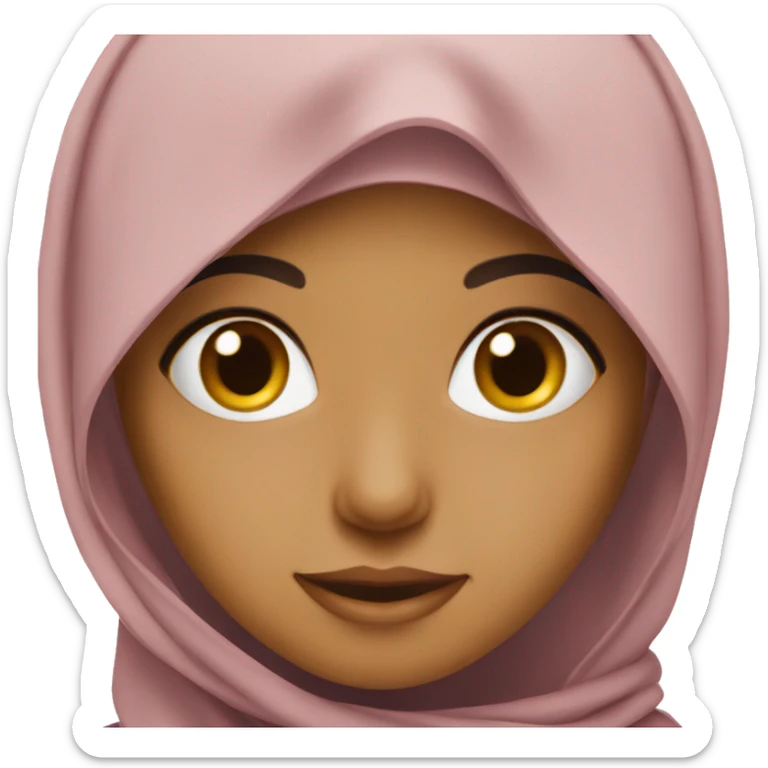 Muslim girl sticker