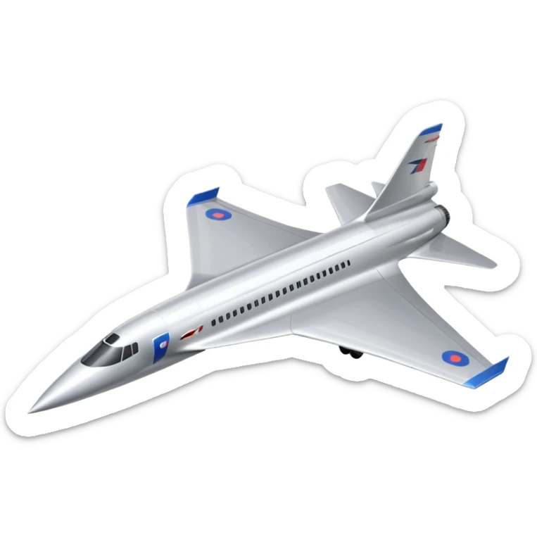 yes now i want a Concorde with no liveryies (must actually look like a concorde and not a shoe with a hole in it for it to rain inside the shoe) sticker