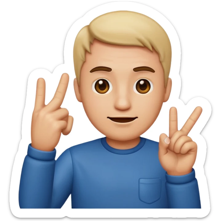 emoji iphone homme qui fait un doigt d’honneur  sticker