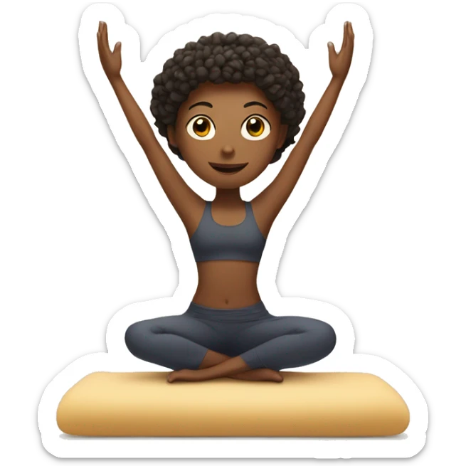 yoga sticker