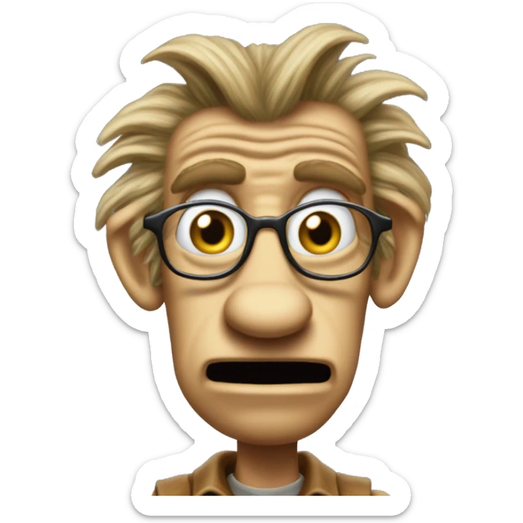 Gordon Shumway ALF the alien from the ALF tv series sticker