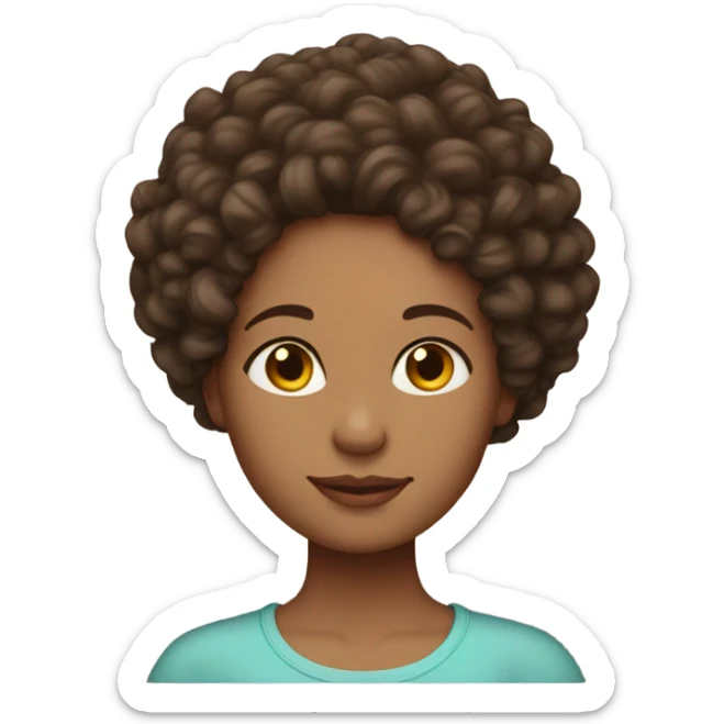mom with light skin,  dark brown curly hair carrying 2 baby bundles  sticker