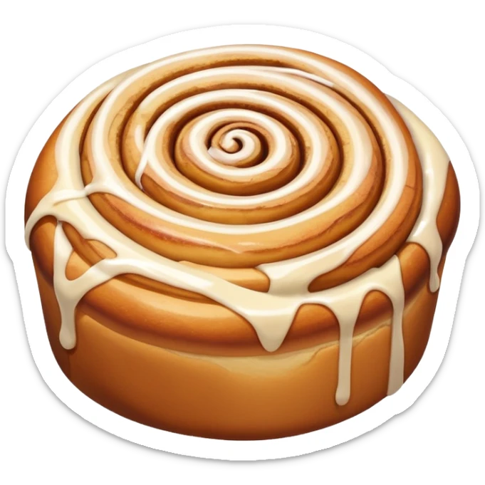 Cinnamon roll sticker