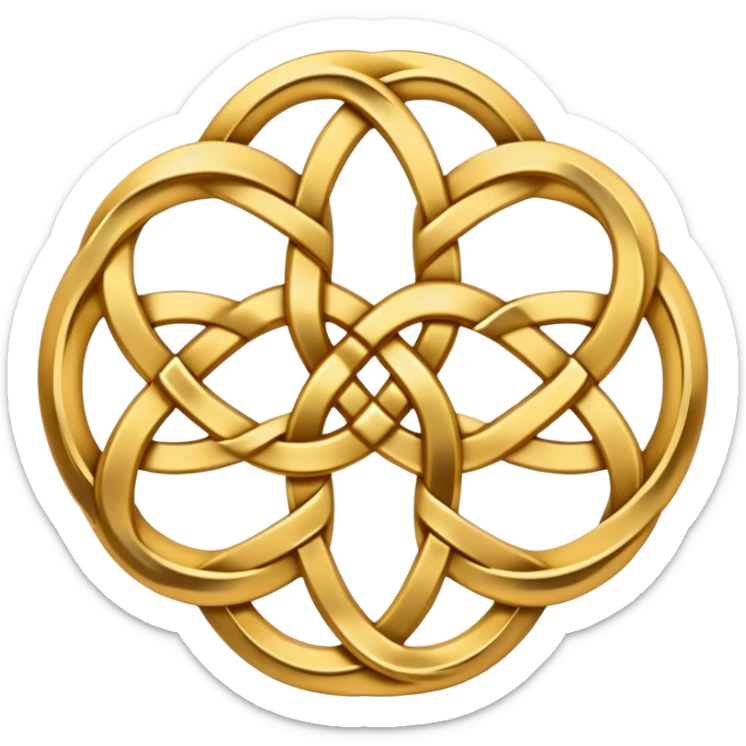 Celtic sister knot sticker