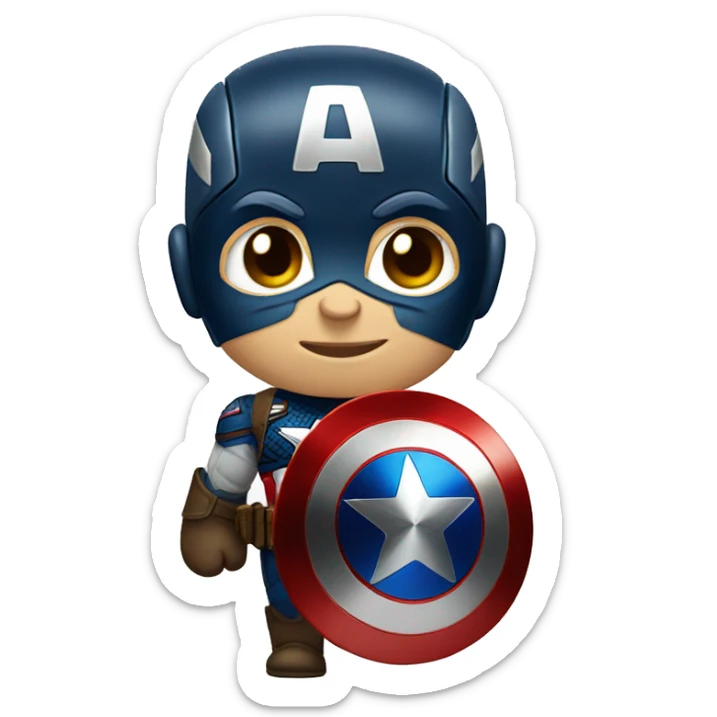 captain america  sticker