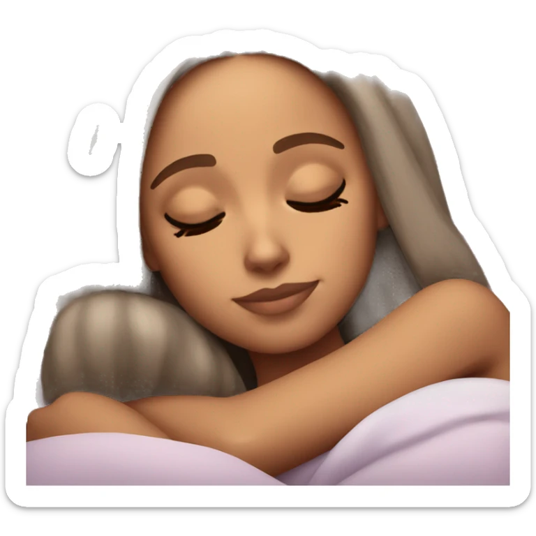 Ariana Grande sleeping sticker