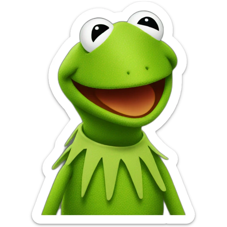 Kermit sticker