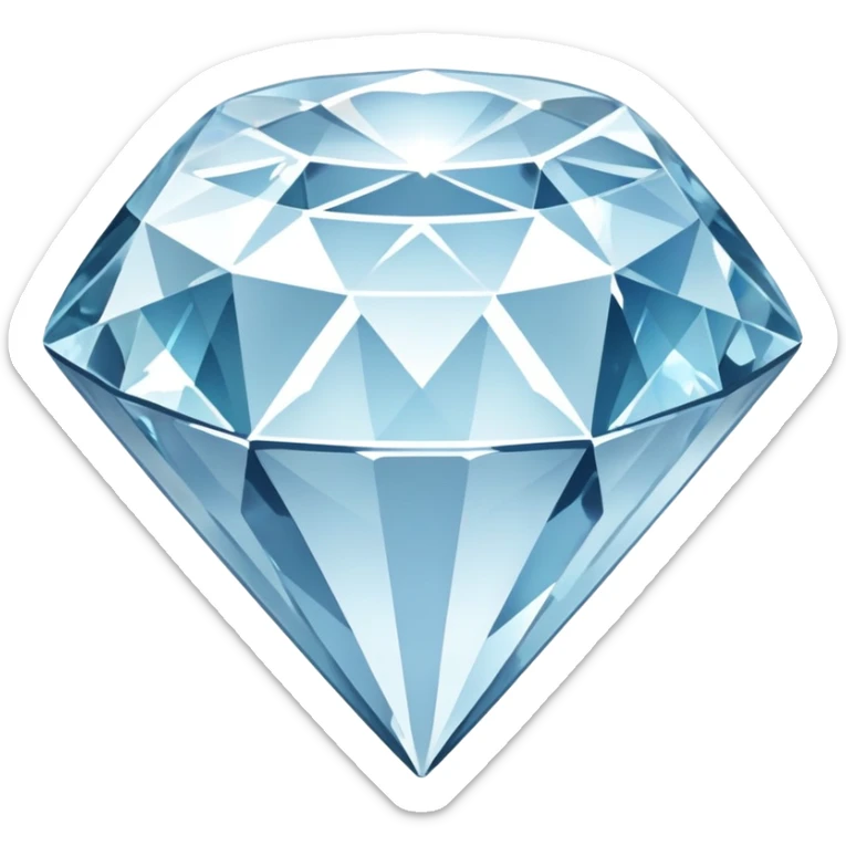 super realistic diamond sticker