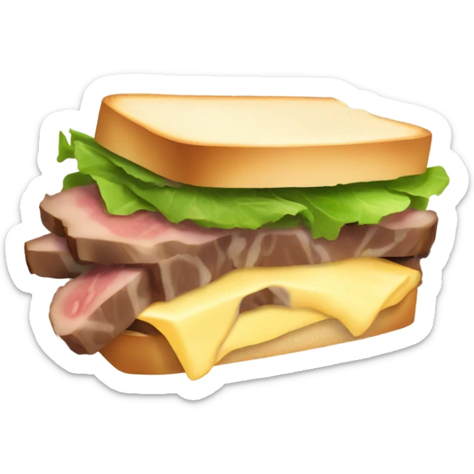 Steak sandwich  sticker