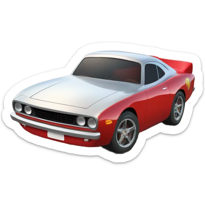 Lightnig McQueen the sport Car ( from cartoon <<Pixar Cars>> ) sticker