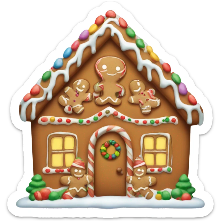 Gingerbread house  sticker