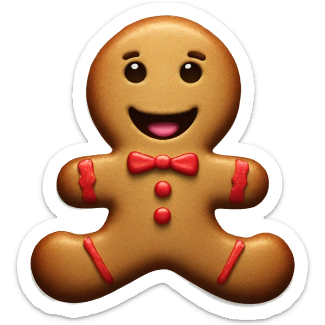 Gingerbread man  sticker