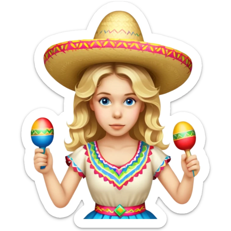 Meraca Musician sticker