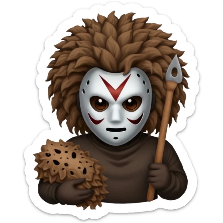 skib skib 67 slasher mad big hair kind poop sticker